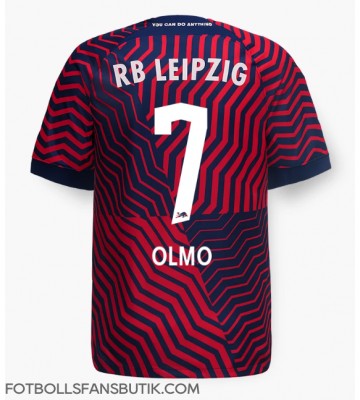 RB Leipzig Dani Olmo #7 Replika Bortatröja 2023-24 Kortärmad